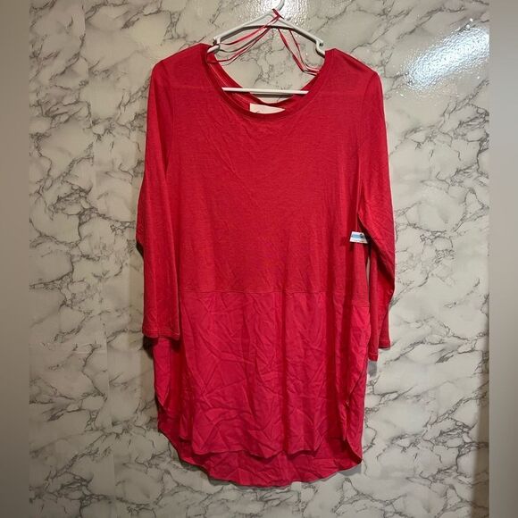 Two by Vince Camuto Split Side Tunic Top Size L - Picture 1 of 9